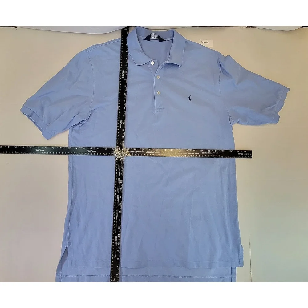 Polo Golf Ralph Lauren Men's Light Blue Short Sleeve Polo Shirt Pony Logo
